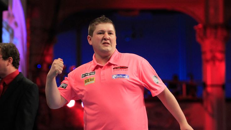 Keegan Brown at the World Matchplay