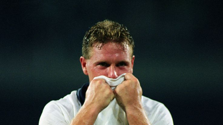 Paul Gascoigne: It is 25 years since Gazza's tears at England's World Cup semi-final defeat to Germany at Italia '90