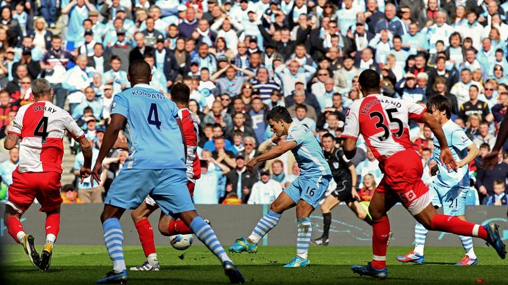 Sergio Aguero scored a dramatic winner for Manchester City against QPR