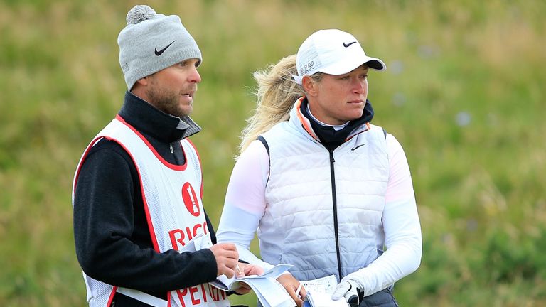 Suzann Pettersen hit four birdies and just one dropped shot on day two