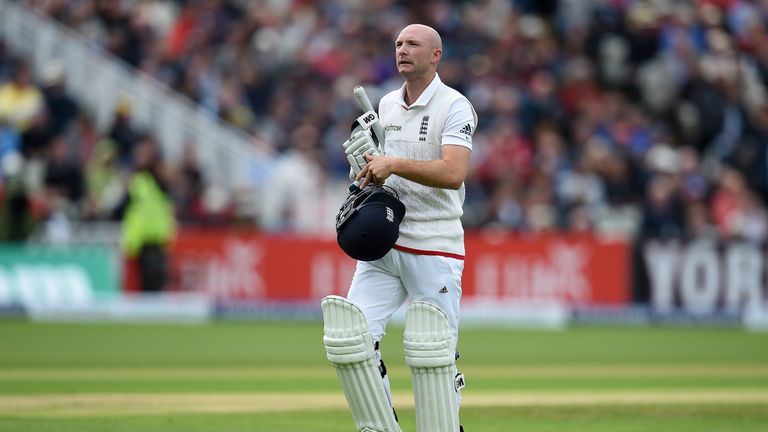 Adam Lyth falls to Josh Hazlewood at Edgbaston