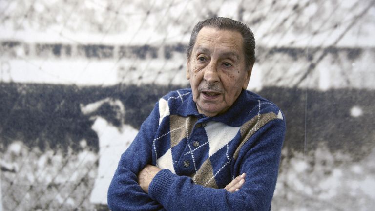 Alcides Ghiggia was the last surviving player from the Uruguay side that stunned Brazil in 1950