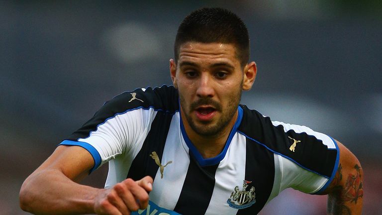 Aleksandar Mitrovic: In action for Newcastle at York