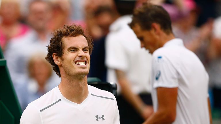 Andy Murray after beating Vasek Pospisil