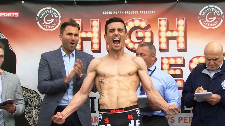 Anthony Crolla weigh-in