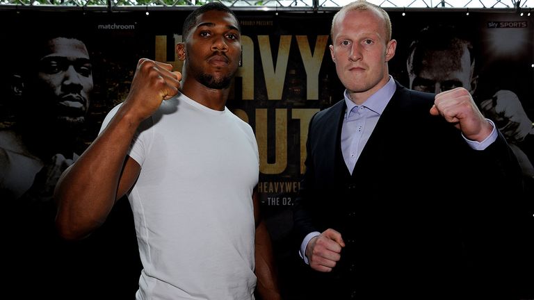 Anthony Joshua (left)  and Gary Cornish Press Conference  - 20/7/15 - Picture : Frank Coppi/Matchroom - ..*** PIcture free for use +++