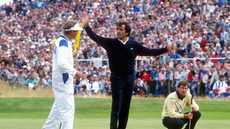 Seve Ballesteros and Nick Faldo: Open 1988