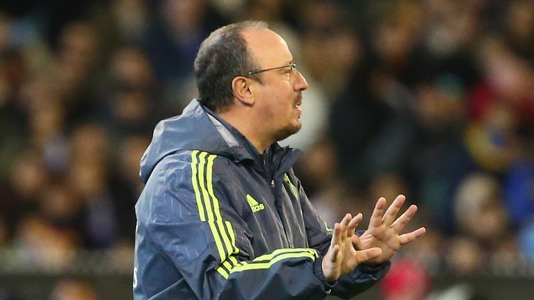 Rafa Benitez's side next face Manchester City on Friday