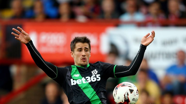 Bojan Krkic of Stoke in action during the Pre Season Friendly match between Brentford and Stoke City at Griffin Park 