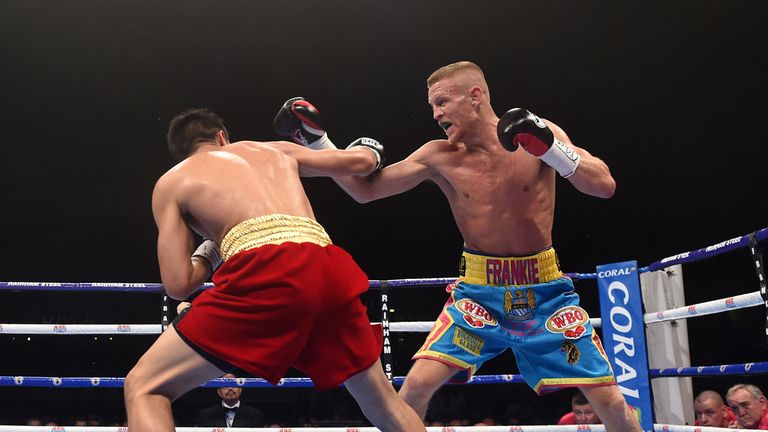 Terry Flanagan (right) fights Jose Zepeda 