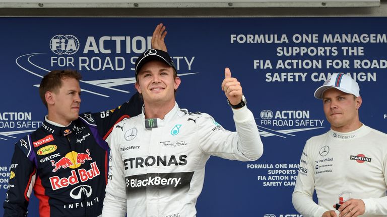 Nico Rosberg: On pole in 2014