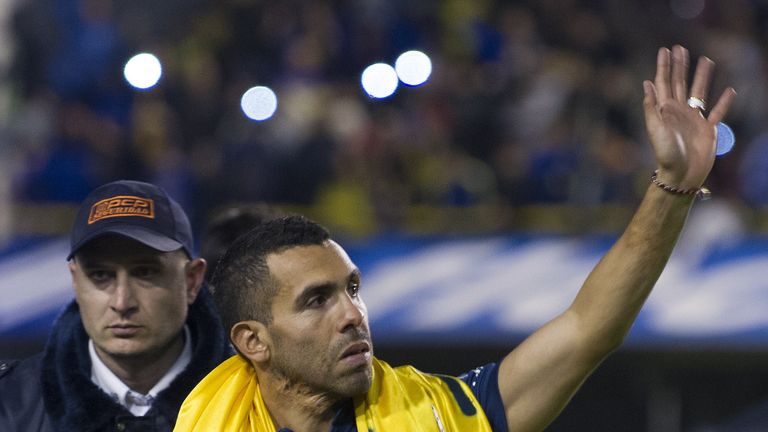 Boca Juniors' Carlos Tevez