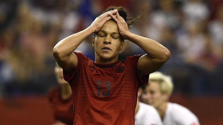 Germany's forward Celia Sasic