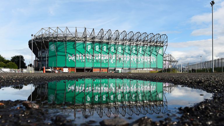 Celtic Park ahead of the Champions League qualifier against Qarabag