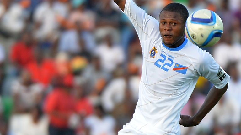 Chancel Mbemba during this year's African Cup of Nations match between Congo and Zambia