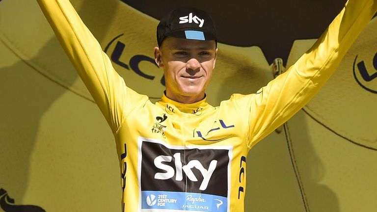 Chris Froome, Tour de France 2015, stage seven, yellow jersey