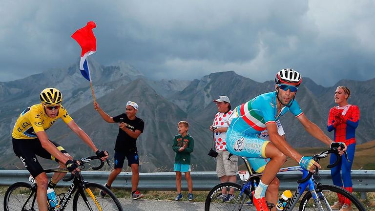 Chris Froome, Vincenzo Nibali, Tour de France, stage 17