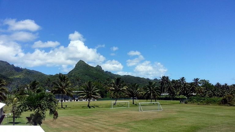 Cook Islands training pitches
