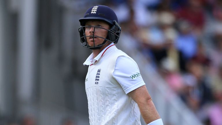 England's Ian Bell walks off dejected after getting out for 11 during day four of the Second Investec Ashes Test at Lord's, London.