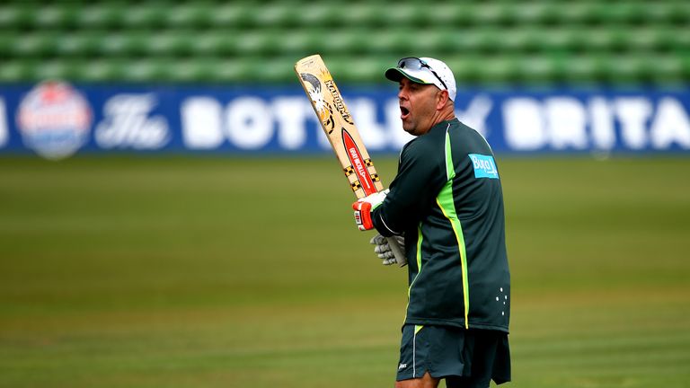 Australia head coach Darren Lehmann during an Australia Nets Session