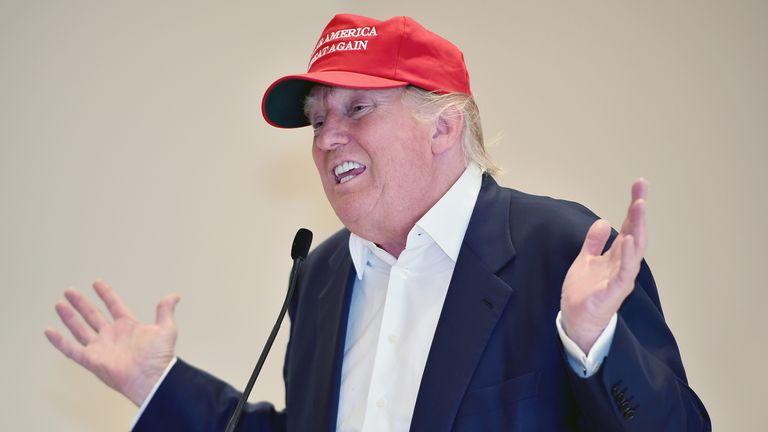 Donald Trump visited his Scottish golf course Turnberry on  Thursday