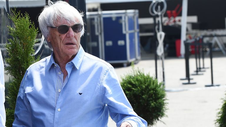 Bernie Ecclestone in the F1 paddock