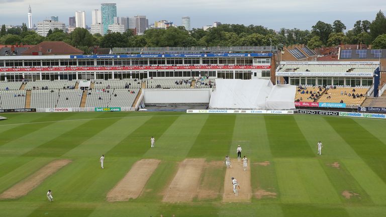A general view of Edgbaston