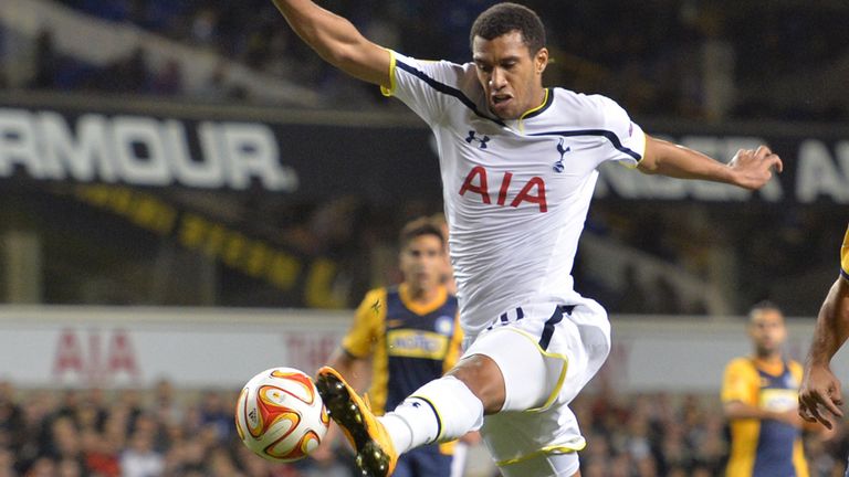 Etienne Capoue in Europa League action for Tottenham last season