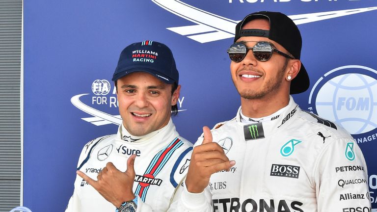Felipe Massa and Lewis Hamilton: 2015 British GP qualifying