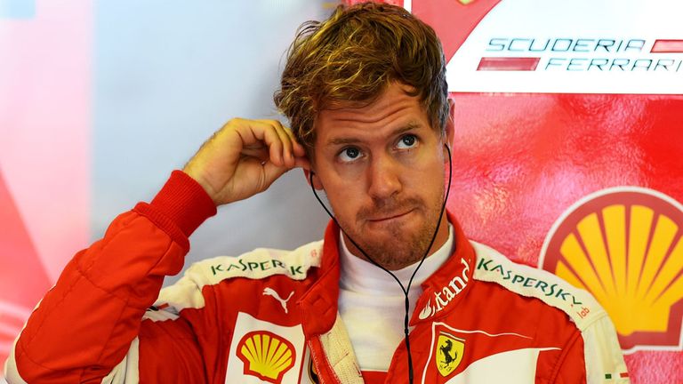  Sebastian Vettel of Ferrari 