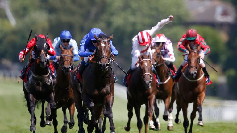 Flash Fire won the opening race at Sandown on Coral-Eclipse day