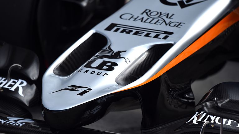 Force India's unique 'nostril' nose