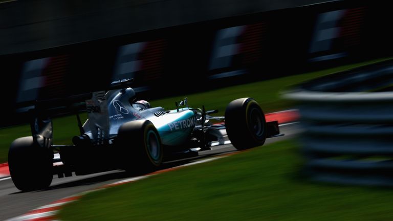 Lewis Hamilton in action in Hungary