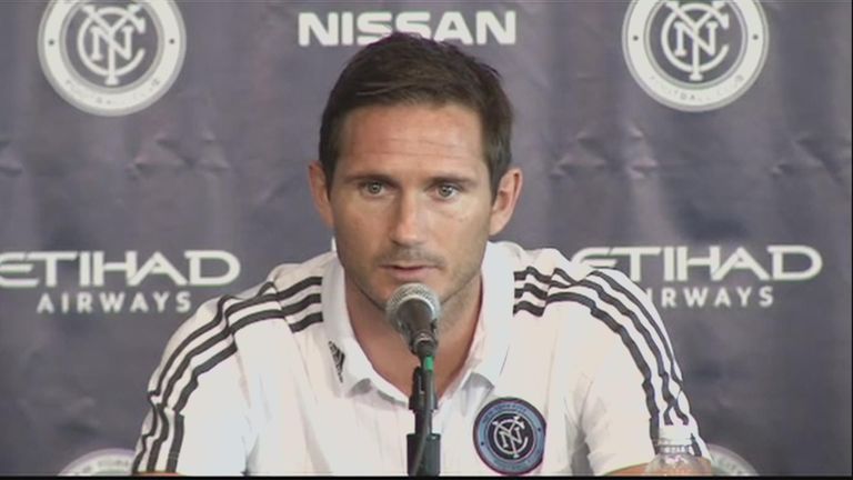 Frank Lampard New York City FC news conference