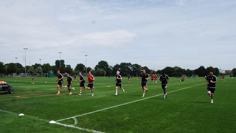 The Fulham squad have returned for pre-season training and have begun the gruelling process of regaining full fitness