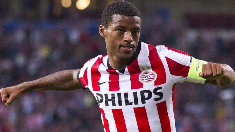 Georginio Wijnaldum of PSV Eindhoven