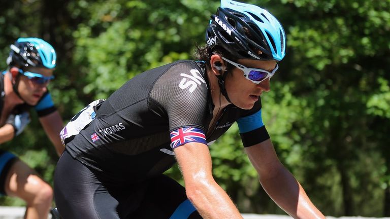 Geraint Thomas, 2013 Tour de France, broken pelvis