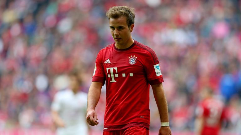 Mario Gotze scored 14 goals for Bayern Munich last season