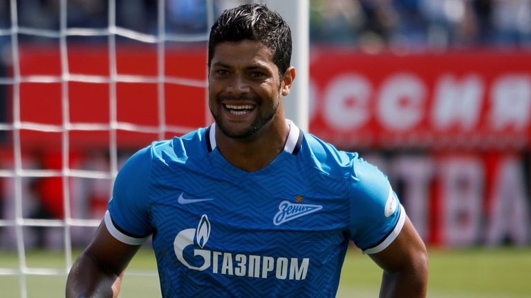 Zenit St Petersburg striker Hulk