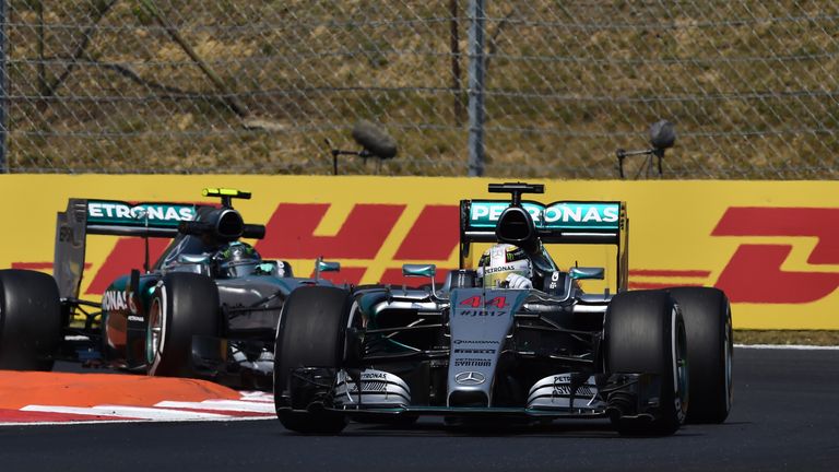 Lewis Hamilton had the edge over Nico Rosberg