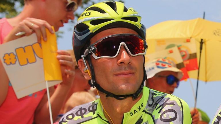 Ivan Basso during stage two of the 2015 Tour de France