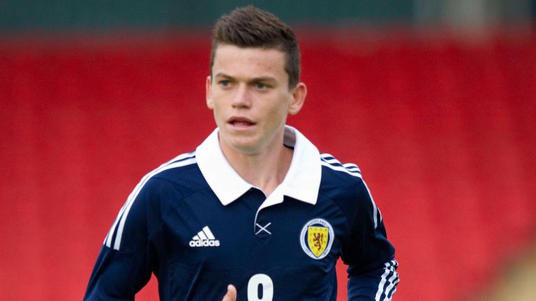 Jack Harper in action for Scotland U17 in 2012