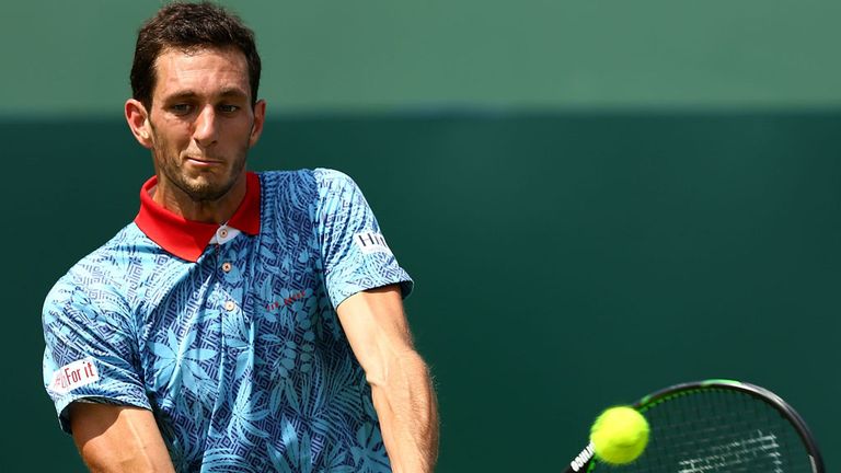 James Ward: The No 8 seeded Brit was beaten in round one in Colombia