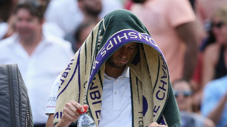 James Ward: Had his chances on Saturday but finally went down in five sets