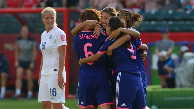 Japan goal celeb, Laura Bassett own goal, England, Katie Chapman, Women's World Cup semi-final, Edmonton