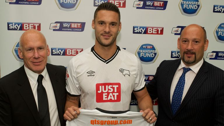 Burnley captain Jason Shackell has rejoined former club Derby three years after leaving them for Turf Moor