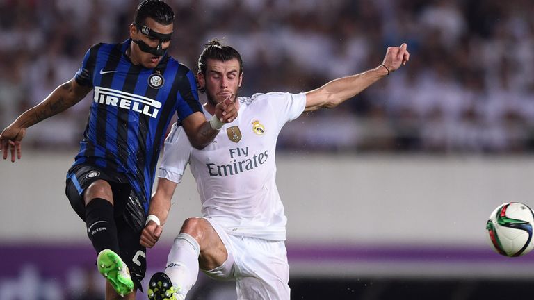 Gareth Bale: Battles with Inter defender Jeison Murillo 