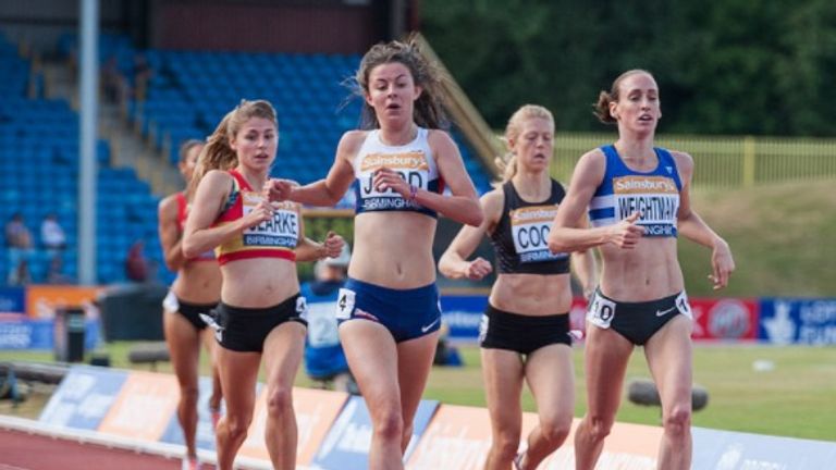 Jessica impresses at the British Championships after stepping up to the 1500m
