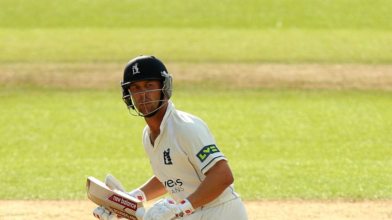 Jonathan Trott - top scored for Warwickshire