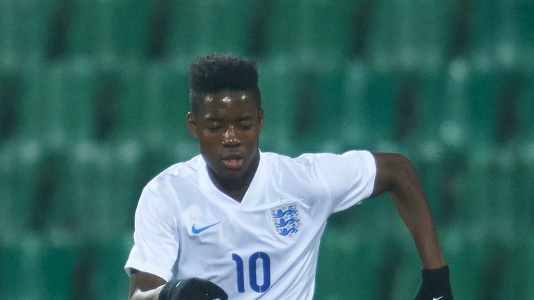 England and Tottenham midfielder Josh Onomah 